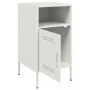 Nachttisch aus kaltgewalztem Stahl in Weiß 36x39x68 cm von , Nachttische - Ref: Foro24-843076, Preis: 63,91 €, Rabatt: %