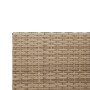 L-shaped garden sofa with table and beige PE rattan cushions by , Garden sets - Ref: Foro24-369031, Price: 288,27 €, Discount: %