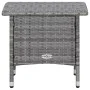 2-teiliges Gartenmöbel-Set und graue synthetische Rattankissen von vidaXL, Gartensets - Ref: Foro24-310233, Preis: 132,22 €, ...