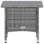 2-teiliges Gartenmöbel-Set und graue synthetische Rattankissen von vidaXL, Gartensets - Ref: Foro24-310233, Preis: 133,29 €, ...