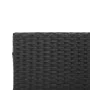 L-förmiges Gartensofa mit Tisch und schwarzen PE-Rattan-Kissen von , Gartensets - Ref: Foro24-369027, Preis: 329,17 €, Rabatt: %