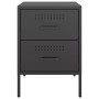 Nachttische, 2 Stück, Schwarzstahl, 36x39x50,5 cm. von , Nachttische - Ref: Foro24-842923, Preis: 121,39 €, Rabatt: %