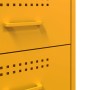 Mesita de noche de acero amarillo mostaza 36x39x50,5 cm de , Mesitas de noche - Ref: Foro24-842928, Precio: 71,16 €