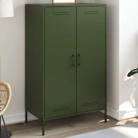 Olivgrüner Stahlschrank 68x39x113 cm von , Sideboards - Ref: Foro24-842968, Preis: 148,85 €, Rabatt: %