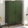 Aparador de acero verde oliva 68x39x113 cm de , Aparadores - Ref: Foro24-842968, Precio: 170,95 €, Descuento: %