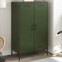 Olivgrüner Stahlschrank 68x39x113 cm von , Sideboards - Ref: Foro24-842968, Preis: 171,87 €, Rabatt: %
