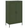 Aparador de acero verde oliva 68x39x113 cm de , Aparadores - Ref: Foro24-842968, Precio: 170,95 €, Descuento: %