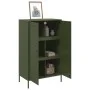 Aparador de acero verde oliva 68x39x113 cm de , Aparadores - Ref: Foro24-842968, Precio: 170,95 €, Descuento: %