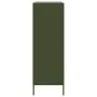 Aparador de acero verde oliva 68x39x113 cm de , Aparadores - Ref: Foro24-842968, Precio: 170,95 €, Descuento: %