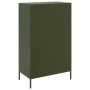 Aparador de acero verde oliva 68x39x113 cm de , Aparadores - Ref: Foro24-842968, Precio: 170,95 €, Descuento: %