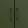 Olivgrüner Stahlschrank 68x39x113 cm von , Sideboards - Ref: Foro24-842968, Preis: 171,87 €, Rabatt: %