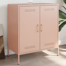 Steel sideboard in pink, 68x39x79 cm by , Sideboards - Ref: Foro24-842977, Price: 109,77 €, Discount: %