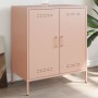 Steel sideboard in pink, 68x39x79 cm by , Sideboards - Ref: Foro24-842977, Price: 109,77 €, Discount: %