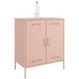 Steel sideboard in pink, 68x39x79 cm by , Sideboards - Ref: Foro24-842977, Price: 109,77 €, Discount: %