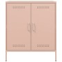 Steel sideboard in pink, 68x39x79 cm by , Sideboards - Ref: Foro24-842977, Price: 109,77 €, Discount: %
