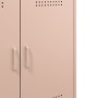 Steel sideboard in pink, 68x39x79 cm by , Sideboards - Ref: Foro24-842977, Price: 109,77 €, Discount: %