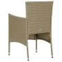 Garden chairs 2 units beige synthetic rattan by vidaXL, Garden chairs - Ref: Foro24-310553, Price: 141,16 €, Discount: %