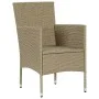 Garden chairs 2 units beige synthetic rattan by vidaXL, Garden chairs - Ref: Foro24-310553, Price: 141,16 €, Discount: %