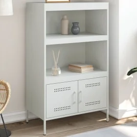 White steel sideboard 68x39x113 cm by , Sideboards - Ref: Foro24-842975, Price: 126,38 €, Discount: %