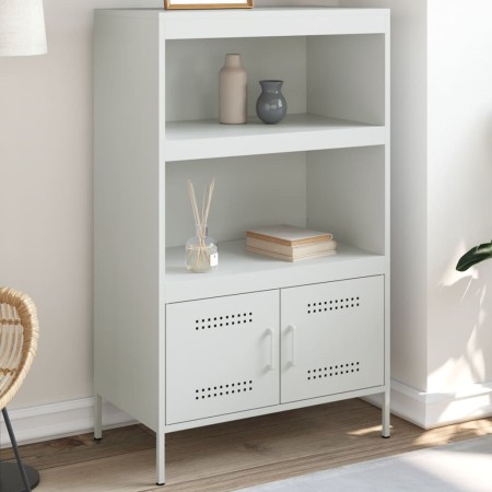Weißer Stahlschrank 68x39x113 cm von , Sideboards - Ref: Foro24-842975, Preis: 127,81 €, Rabatt: %
