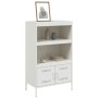 Weißer Stahlschrank 68x39x113 cm von , Sideboards - Ref: Foro24-842975, Preis: 127,81 €, Rabatt: %