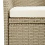 Gartenstühle 2 Einheiten beiges synthetisches Rattan von vidaXL, Gartenstühle - Ref: Foro24-310553, Preis: 141,16 €, Rabatt: %