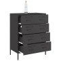 Aparador de acero negro 68x39x89 cm de , Aparadores - Ref: Foro24-842982, Precio: 147,49 €, Descuento: %