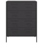 Aparador de acero negro 68x39x89 cm de , Aparadores - Ref: Foro24-842982, Precio: 147,49 €, Descuento: %