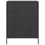 Black steel sideboard 68x39x89 cm by , Sideboards - Ref: Foro24-842982, Price: 145,82 €, Discount: %