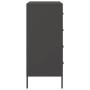 Aparador de acero negro 68x39x89 cm de , Aparadores - Ref: Foro24-842982, Precio: 147,49 €, Descuento: %
