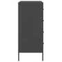 Black steel sideboard 68x39x89 cm by , Sideboards - Ref: Foro24-842982, Price: 145,82 €, Discount: %
