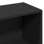 Engineered wood black shelf 57x28.5x141 cm by , Bookcases and shelves - Ref: Foro24-847997, Price: 71,69 €, Discount: %