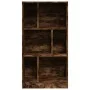 Engineered wood smoked oak bookshelf 57x28.5x107.5 cm by , Bookcases and shelves - Ref: Foro24-848007, Price: 59,28 €, Discou...