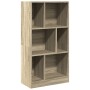 Engineered wood bookshelf in Sonoma oak, 57x28.5x107.5 cm by , Bookcases and shelves - Ref: Foro24-848005, Price: 64,28 €, Di...