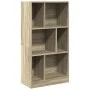 Engineered wood bookshelf in Sonoma oak, 57x28.5x107.5 cm by , Bookcases and shelves - Ref: Foro24-848005, Price: 63,28 €, Di...
