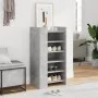 Mueble zapatero madera ingeniería gris hormigón 52x37,5x100 cm de , Zapateros y organizadores de calzado - Ref: Foro24-848447...