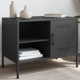 TV-Möbel aus schwarzem Stahl, 68x39x50,5 cm. von , TV-Möbel - Ref: Foro24-842994, Preis: 72,21 €, Rabatt: %