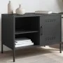 TV-Möbel aus schwarzem Stahl, 68x39x50,5 cm. von , TV-Möbel - Ref: Foro24-842994, Preis: 71,39 €, Rabatt: %