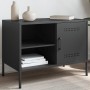 TV-Möbel aus schwarzem Stahl, 68x39x50,5 cm. von , TV-Möbel - Ref: Foro24-842994, Preis: 72,21 €, Rabatt: %