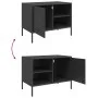 TV-Möbel aus schwarzem Stahl, 68x39x50,5 cm. von , TV-Möbel - Ref: Foro24-842994, Preis: 71,39 €, Rabatt: %