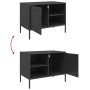 TV-Möbel aus schwarzem Stahl, 68x39x50,5 cm. von , TV-Möbel - Ref: Foro24-842994, Preis: 72,21 €, Rabatt: %