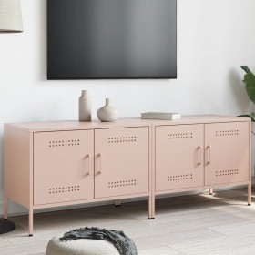 TV-Möbel, 2-teilig, rosa Stahl, 68x39x50,5 cm. von , TV-Möbel - Ref: Foro24-842937, Preis: 142,11 €, Rabatt: %