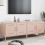Muebles de TV 2 piezas acero rosa 68x39x50,5 cm de , Muebles TV - Ref: Foro24-842937, Precio: 142,05 €, Descuento: %