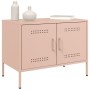 TV-Möbel, 2-teilig, rosa Stahl, 68x39x50,5 cm. von , TV-Möbel - Ref: Foro24-842937, Preis: 142,11 €, Rabatt: %