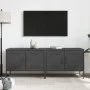 Muebles de TV 2 piezas acero negro 68x39x50,5 cm de , Muebles TV - Ref: Foro24-842935, Precio: 131,97 €, Descuento: %