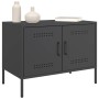 TV-Möbel 2-teilig, Schwarzstahl, 68x39x50,5 cm von , TV-Möbel - Ref: Foro24-842935, Preis: 133,48 €, Rabatt: %