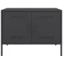 Muebles de TV 2 piezas acero negro 68x39x50,5 cm de , Muebles TV - Ref: Foro24-842935, Precio: 131,97 €, Descuento: %