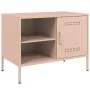 Mueble de TV acero rosa 68x39x50,5 cm de , Muebles TV - Ref: Foro24-842996, Precio: 74,77 €, Descuento: %
