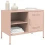 Mueble de TV acero rosa 68x39x50,5 cm de , Muebles TV - Ref: Foro24-842996, Precio: 74,77 €, Descuento: %