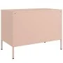 Mueble de TV acero rosa 68x39x50,5 cm de , Muebles TV - Ref: Foro24-842996, Precio: 74,77 €, Descuento: %